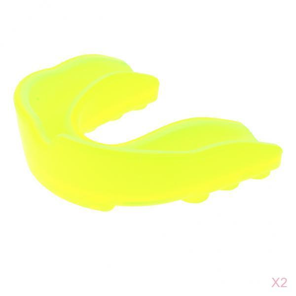2Pcs EVA Mouth Guard Mouthguard Gum Shield Boxing MMA Rugby Teeth Protection