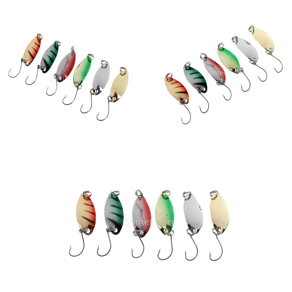 18pcs Fly Fishing Sequins Lure Bait Set for Perch Herring Topwater Fishing