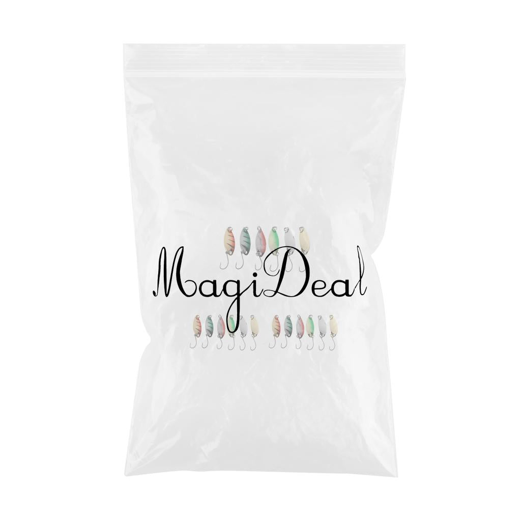18pcs Fly Fishing Sequins Lure Bait Set for Perch Herring Topwater Fishing