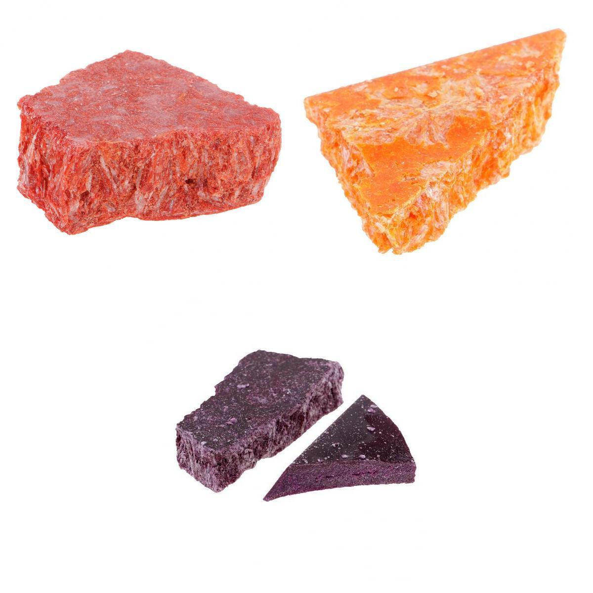 3 Colors Candle Dye Chips Plant Dye for Candle Coloring Yellow Purple Orange
