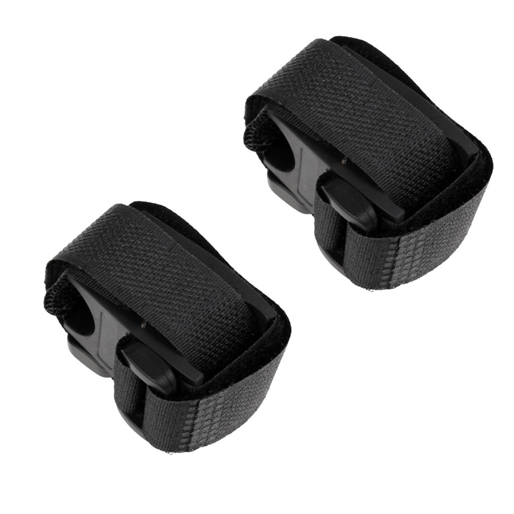 2Pcs Bicycle Bike Flashlight Lamp Torch LED Mount Clamp Holder Clip Bracket