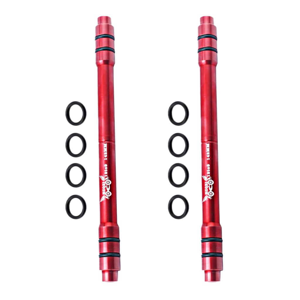 2Pcs Bicyle 12 to 9mm Thru Axle Quick Release Hub Conversion Skewer Adapter