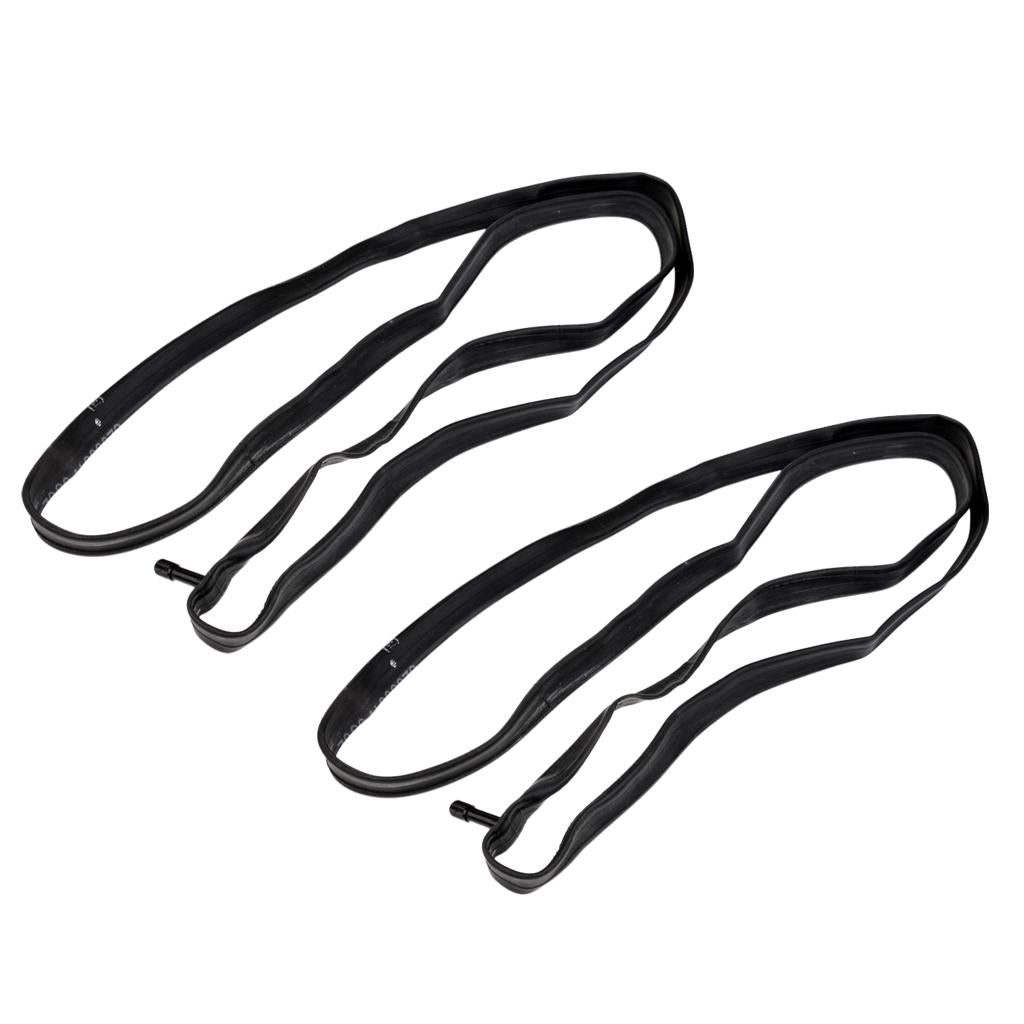 2Pc Bike Tube Mountain Road Bicycle Inner Rubber Tube 700 x 23-25C Schrader