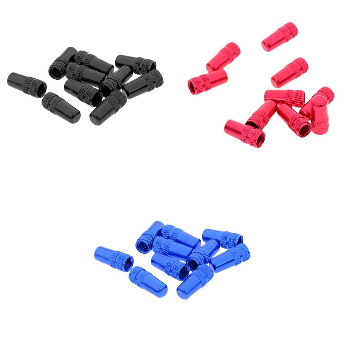 30Pcs MTB Bike Bicycle Cycle Aluminum Alloy Presta Valve Cap Dust Cover