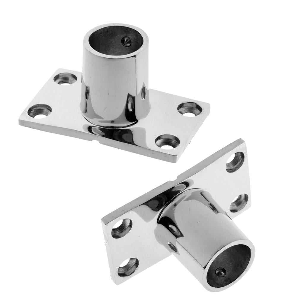 25mm Boat Handrail Fitting 90 Degree Tee 3 Way - 316 Stainless Steel Silver1