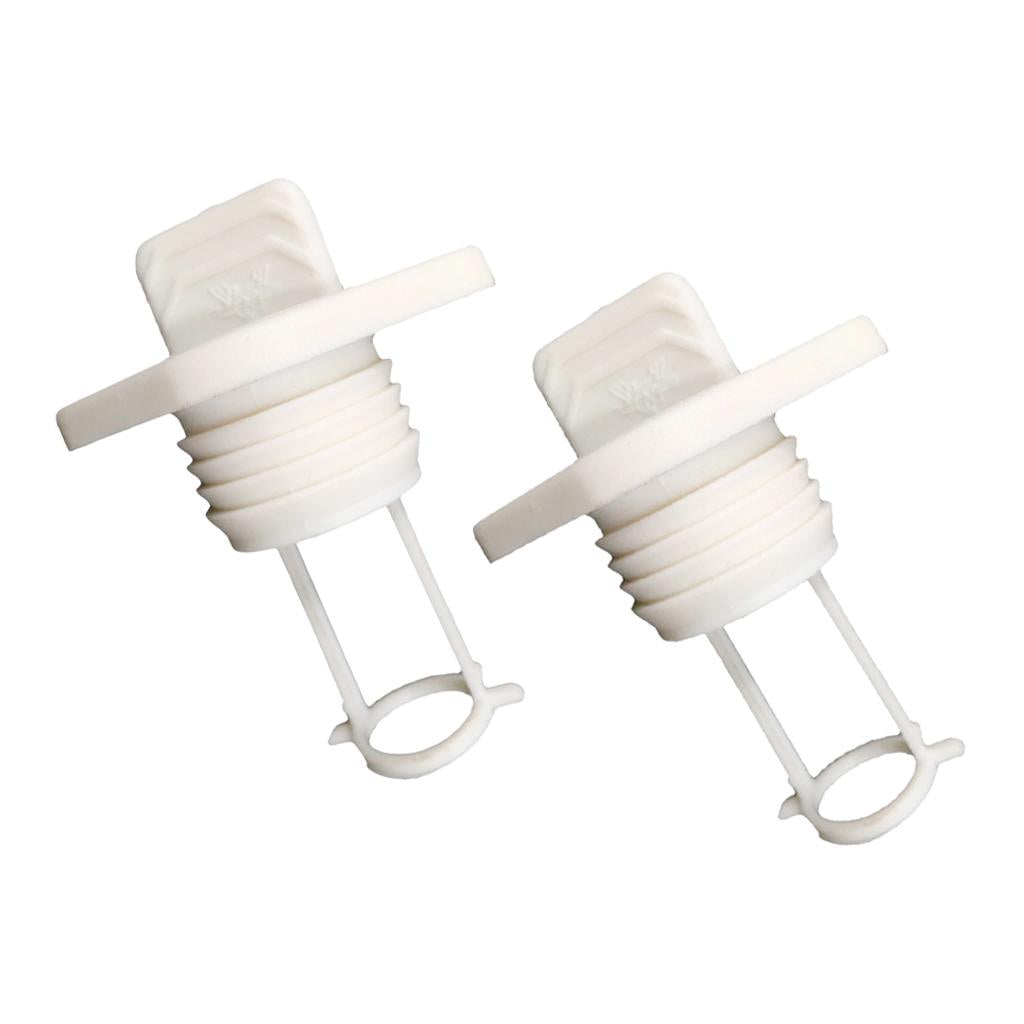 2x Diamond Universal Drain Plug Thread Drain Plug Bung for Kayak Canoe Boat