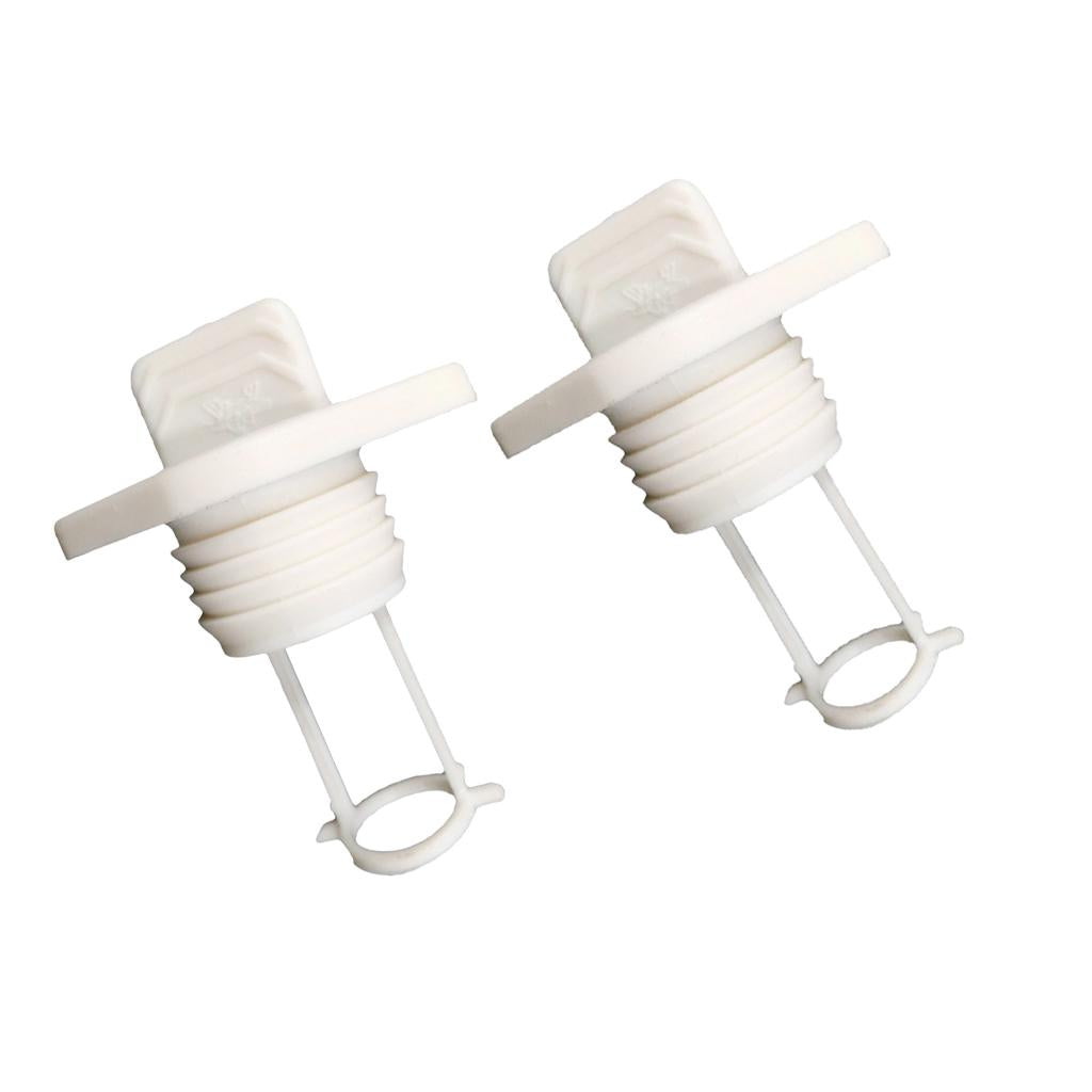 2x Diamond Universal Drain Plug Thread Drain Plug Bung for Kayak Canoe Boat
