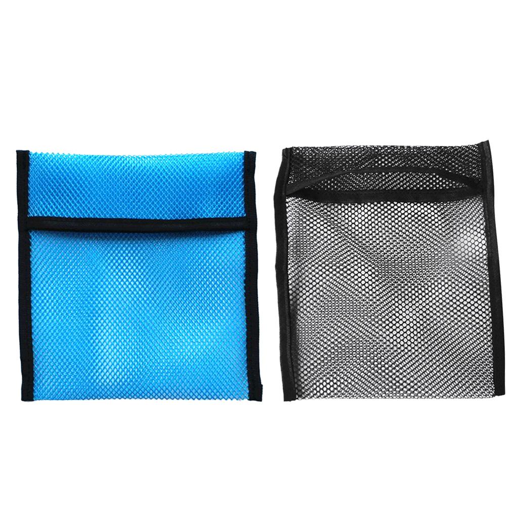 2 Pieces Empty Scuba Diving Snorkeling Weight Pocket Mesh Shot Pouch Bag 2KG