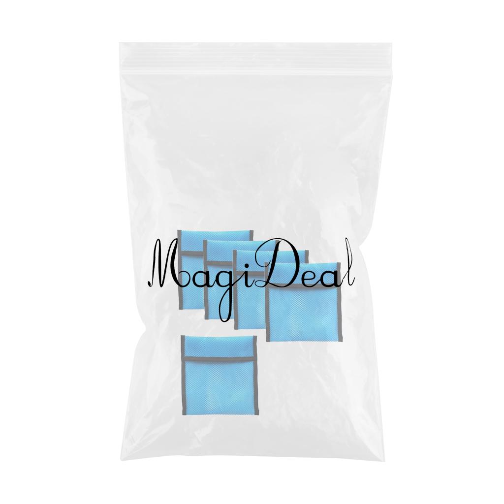 5 Pieces Empty Scuba Diving Snorkeling Weight Pocket Mesh Shot Pouch Bag 2KG
