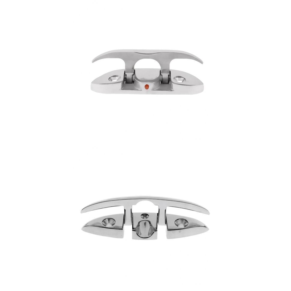 2 Pieces Boat Flip Up Folding Pull Up Cleats 316 Stainless Steel Flush Mount