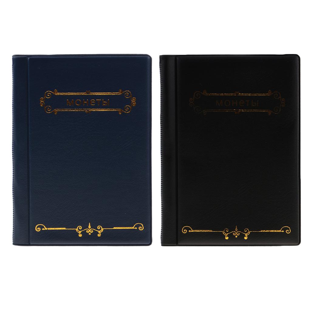 120 Pockets 10 Page Coins Storage Album Penny Collecting Holder Book Gift