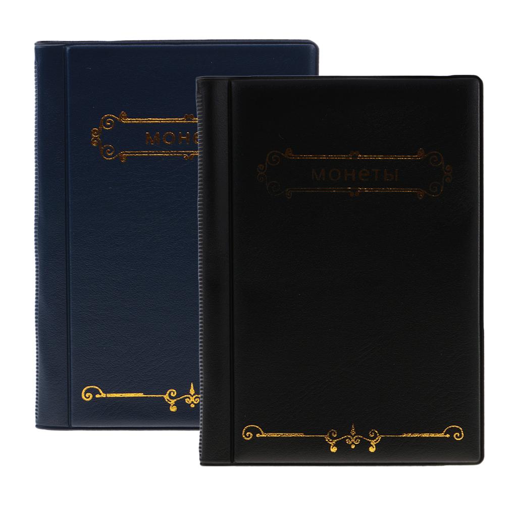 120 Pockets 10 Page Coins Storage Album Penny Collecting Holder Book Gift