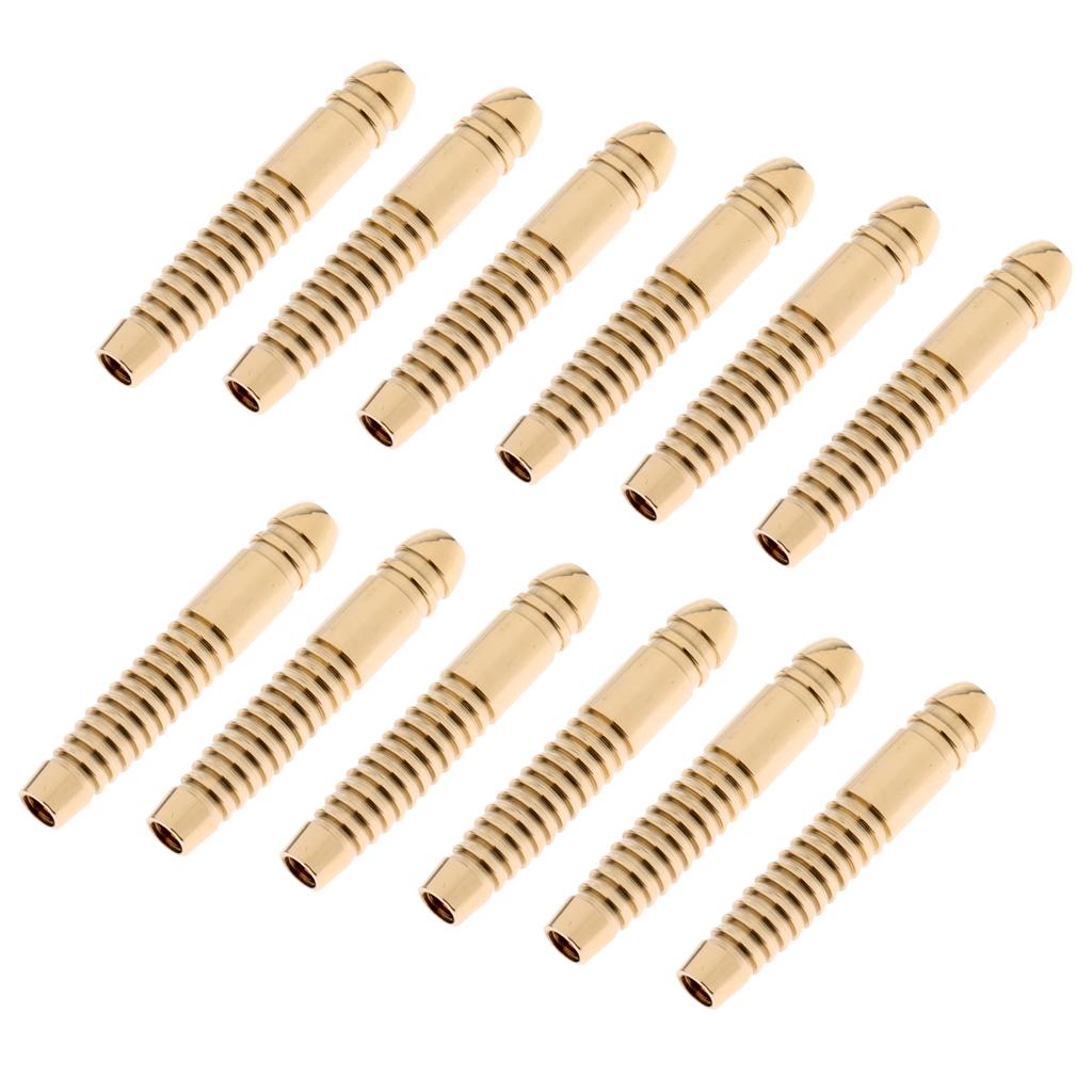 12 Pieces 16 Grams Copper Dart Shaft Barrels for Soft and Steel Tip Darts
