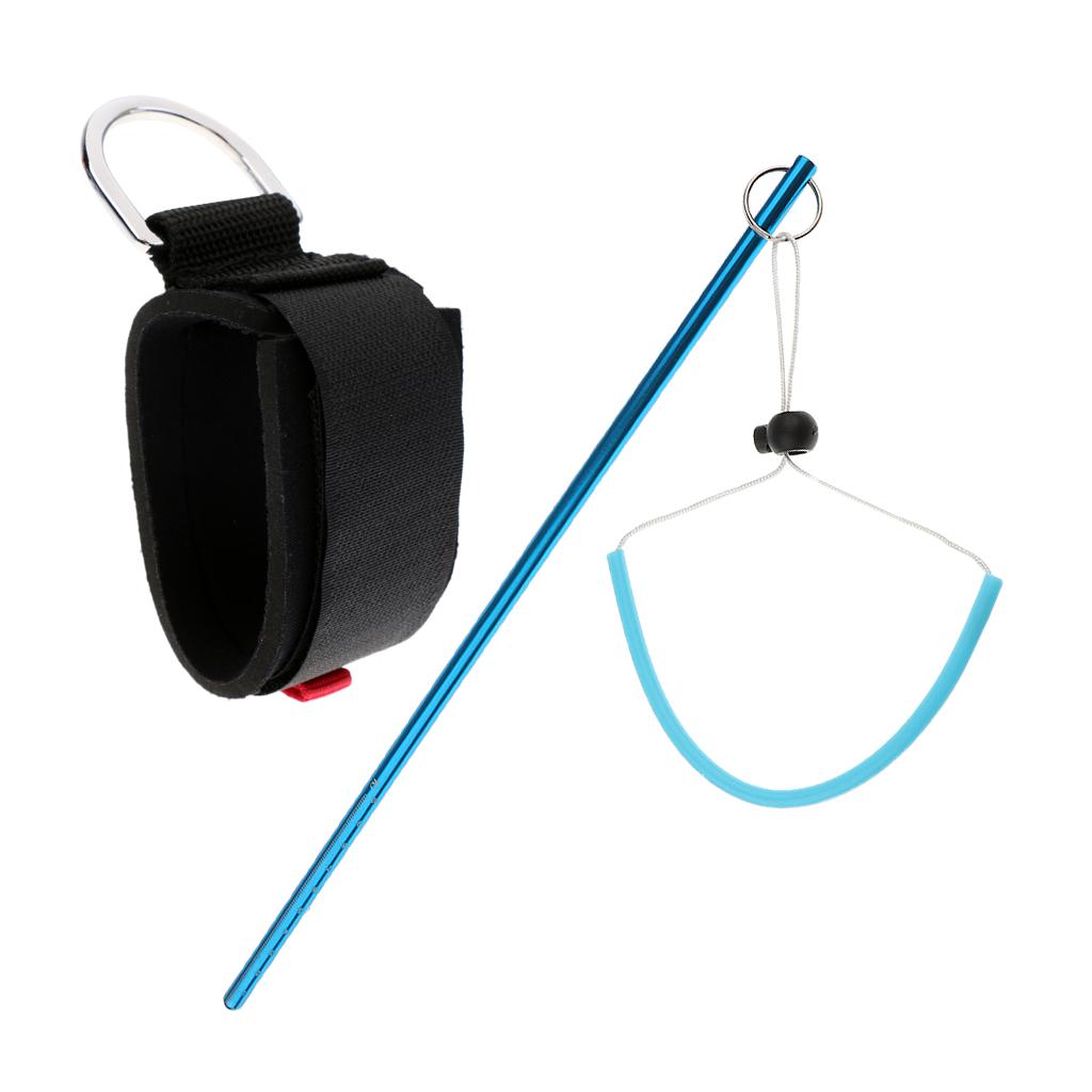 Adjustable Scuba Diving Wrist Strap Band with D Ring and Dive Stick Pointer