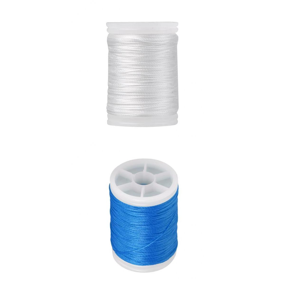 2 Rolls 110m Archery Bow String Serving Thread Bowstring Protect Blue White