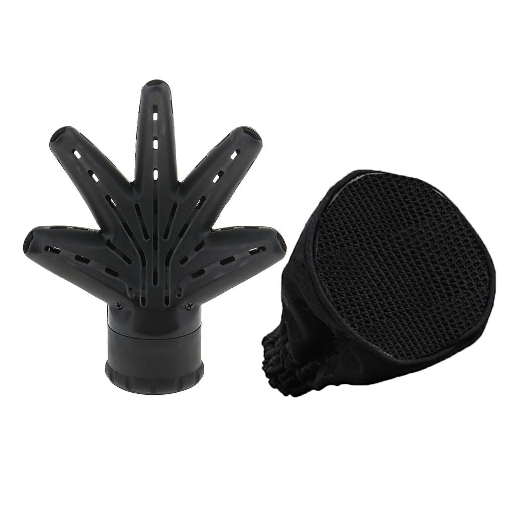 2 Pieces Hair Salon Curly Hair Dryer Diffuser Universal Blower Sock Cover