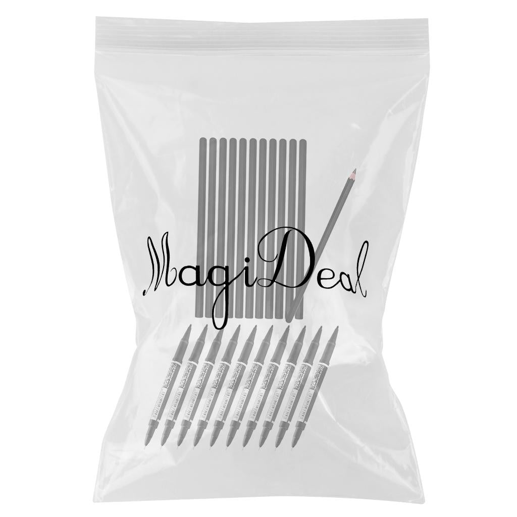 10x Black Waterproof Oil Paint Marker Pen 12x Tattoo Stencil Transfer Pencil
