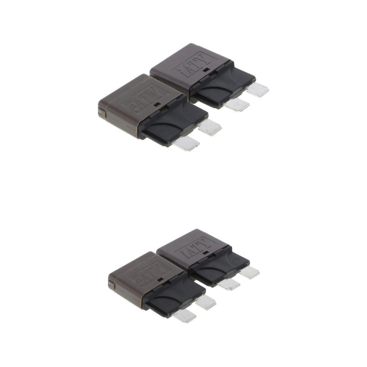 4Pcs 28V 8A+7.5A Auto Car Truck Boat Mini Blade Fuses Manual Circuit Breaker