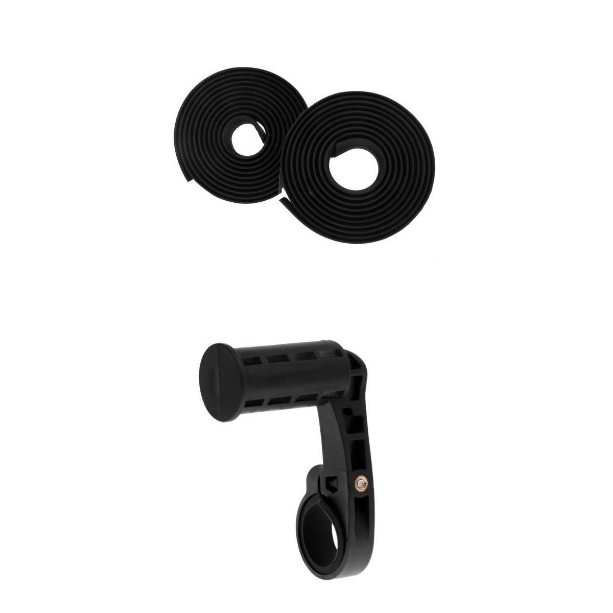 Bike Handlebar Extension Lamp Holder +2pcs Bike Handlebar Tape Wrap Bar Plug