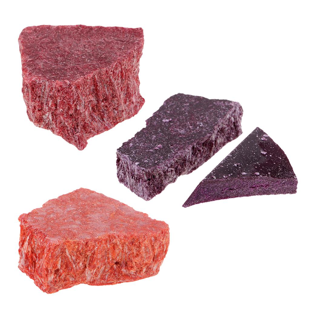 3 Colors Candle Dye Chips for Candle Coloring Making Pink Purple Orange