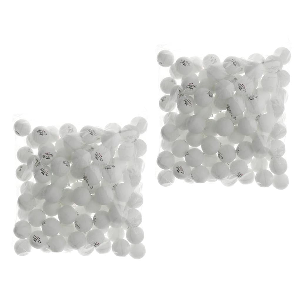 100 Pieces 3 Star 40mm Table Tennis Balls Ping Pong Practice Balls White