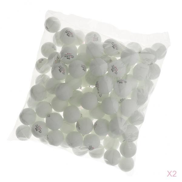 100 Pieces 3 Star 40mm Table Tennis Balls Ping Pong Practice Balls White