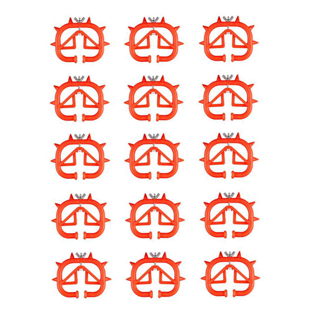15pcs Plastic Weaner Anti Sucking Calf Cow Cattle Milking Stops Preventer