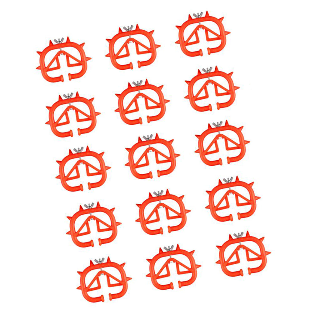 15pcs Plastic Weaner Anti Sucking Calf Cow Cattle Milking Stops Preventer