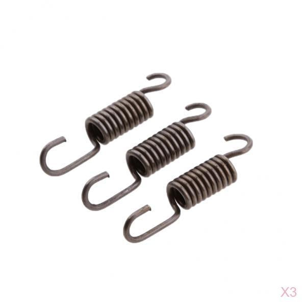 9 Pieces 2 Stroke Engine Parts Clutch Pads Spring for 49cc Mini Pocket Bike