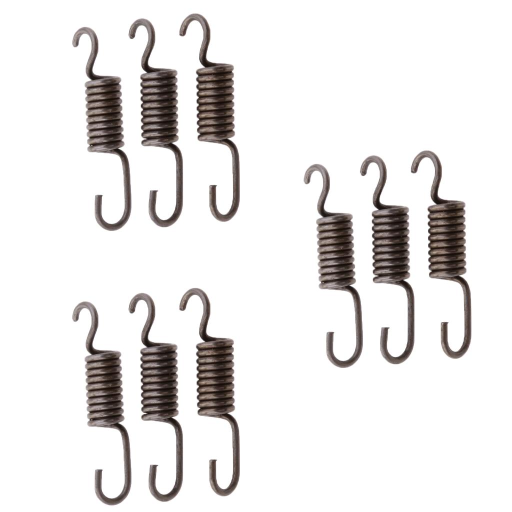9 Pieces 2 Stroke Engine Parts Clutch Pads Spring for 49cc Mini Pocket Bike
