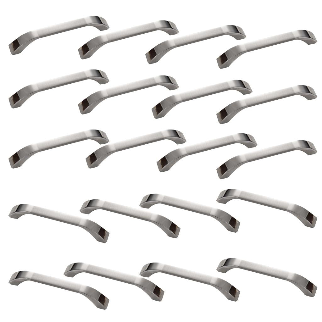 20 Pieces Modern Style Metal Door Pull Handle Wardrobe Cabinet Drawer Knob