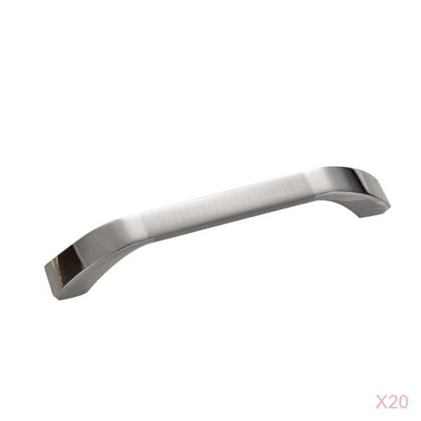 20 Pieces Modern Style Metal Door Pull Handle Wardrobe Cabinet Drawer Knob