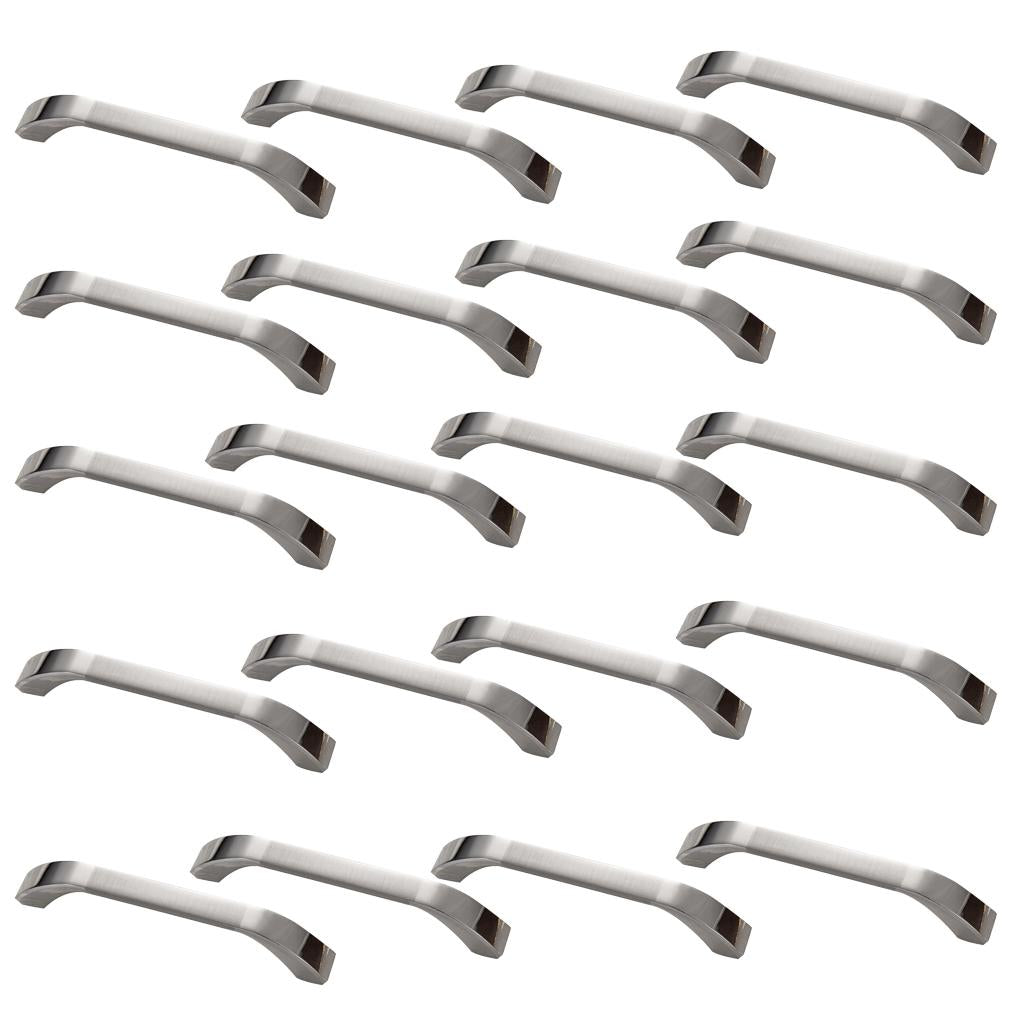 20 Pieces Modern Style Metal Door Pull Handle Wardrobe Cabinet Drawer Knob