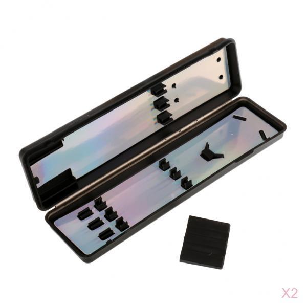2 pcs Dart Flights Shafts Tips Storage Case Collection Box Dart Accessories