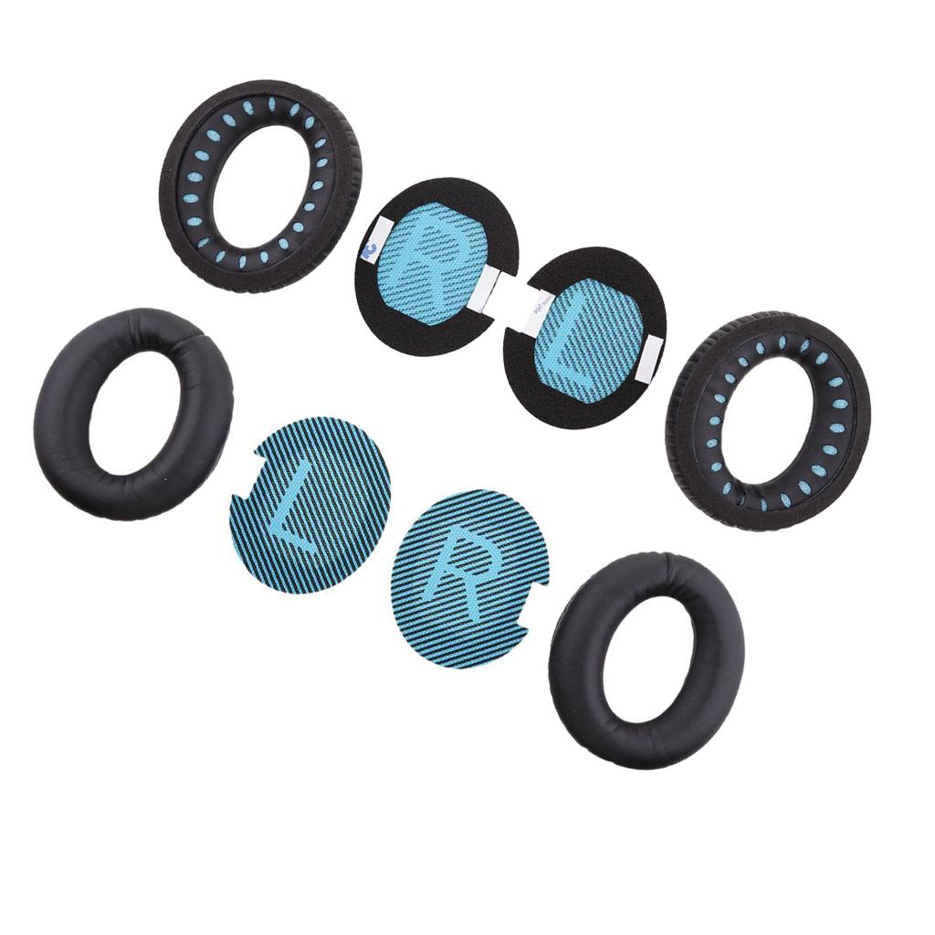 2 Pairs Ear Pads Cushion Replacement for QC2 QC15 QC25 AE2 AE2i AE2w Headset
