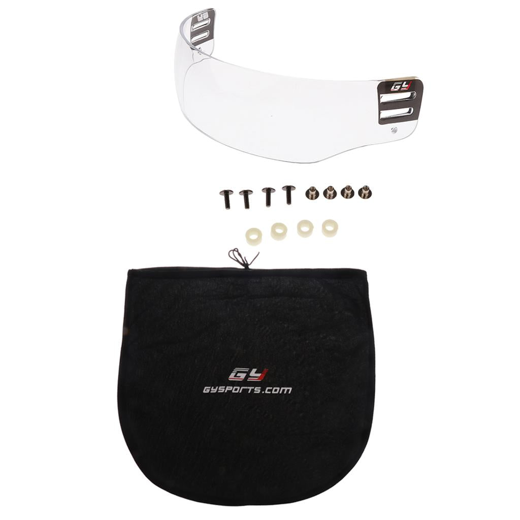CE Approved Anti-fog Ice Hockey Visor Shield Plus Helmet Visor Equipment Bag