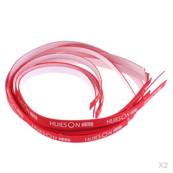 20 Pcs Table Tennis Edge Tape Ping Pong Racket Side Tape Sponge Protect Red