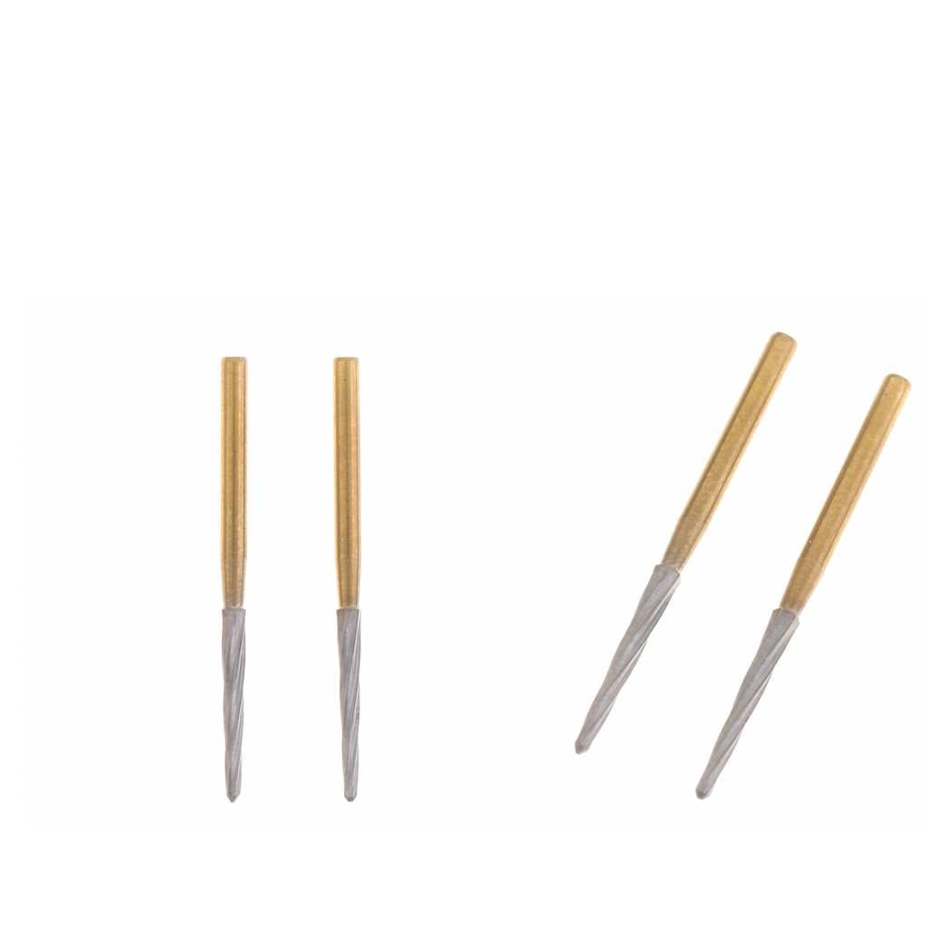 4 Pieces Dental Endo Z (152) Titanizing Bur 25mm FG Carbide Finishing Set