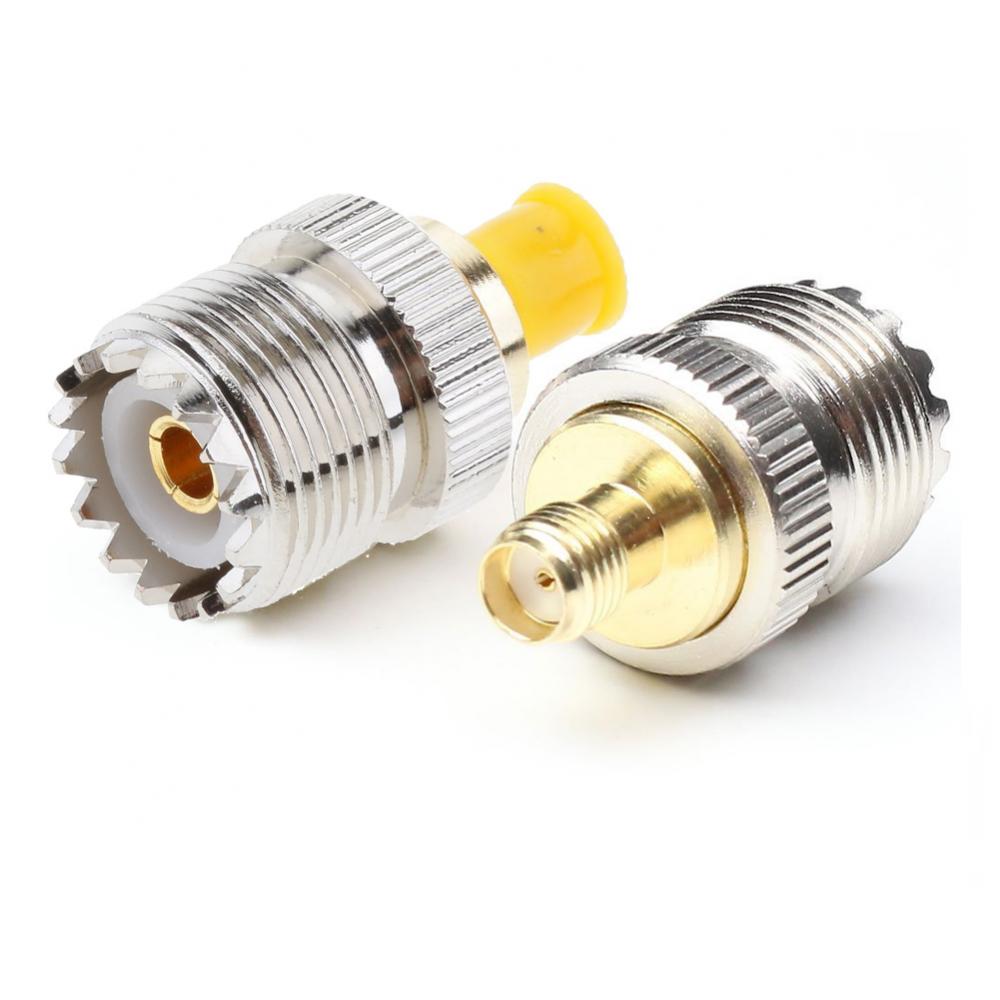 2pcs RF Coax Adapter SO239 SMA female to female UHF SO239 Antenna Connector