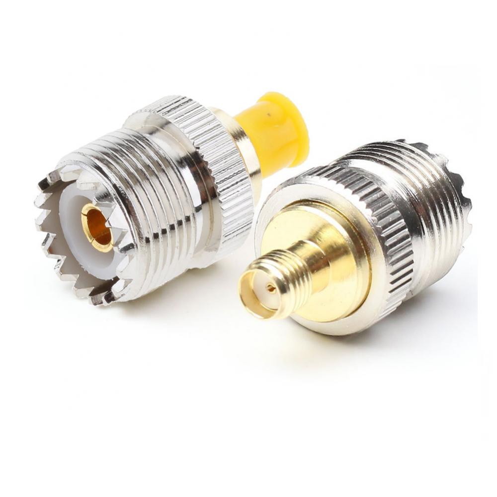 2pcs RF Coax Adapter SO239 SMA female to female UHF SO239 Antenna Connector