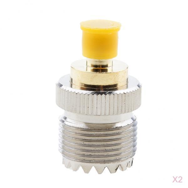 2pcs RF Coax Adapter SO239 SMA female to female UHF SO239 Antenna Connector