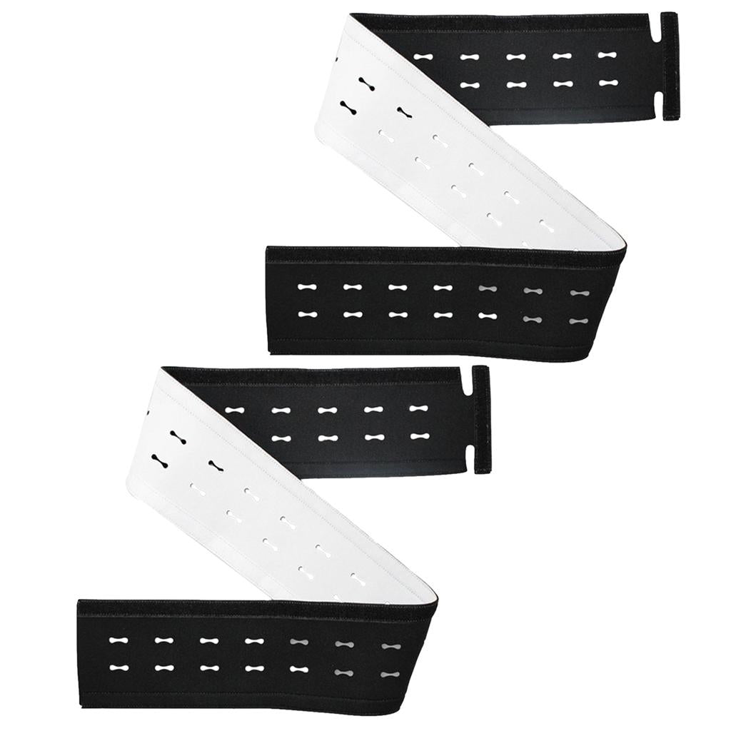 2Pieces 125cm Neoprene Adjustable Cable Management Sleeves for TV / Computer
