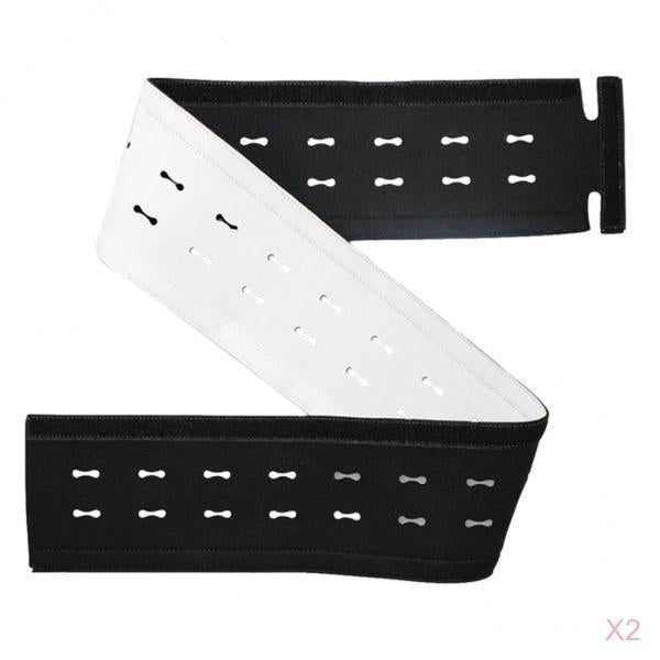 2Pieces 125cm Neoprene Adjustable Cable Management Sleeves for TV / Computer