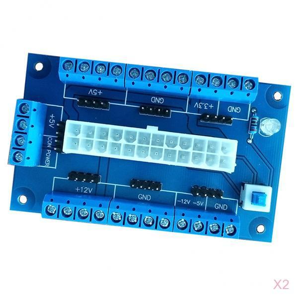 2pieces 24/20-Pin ATX PC Power Desktop Power Module Adapter