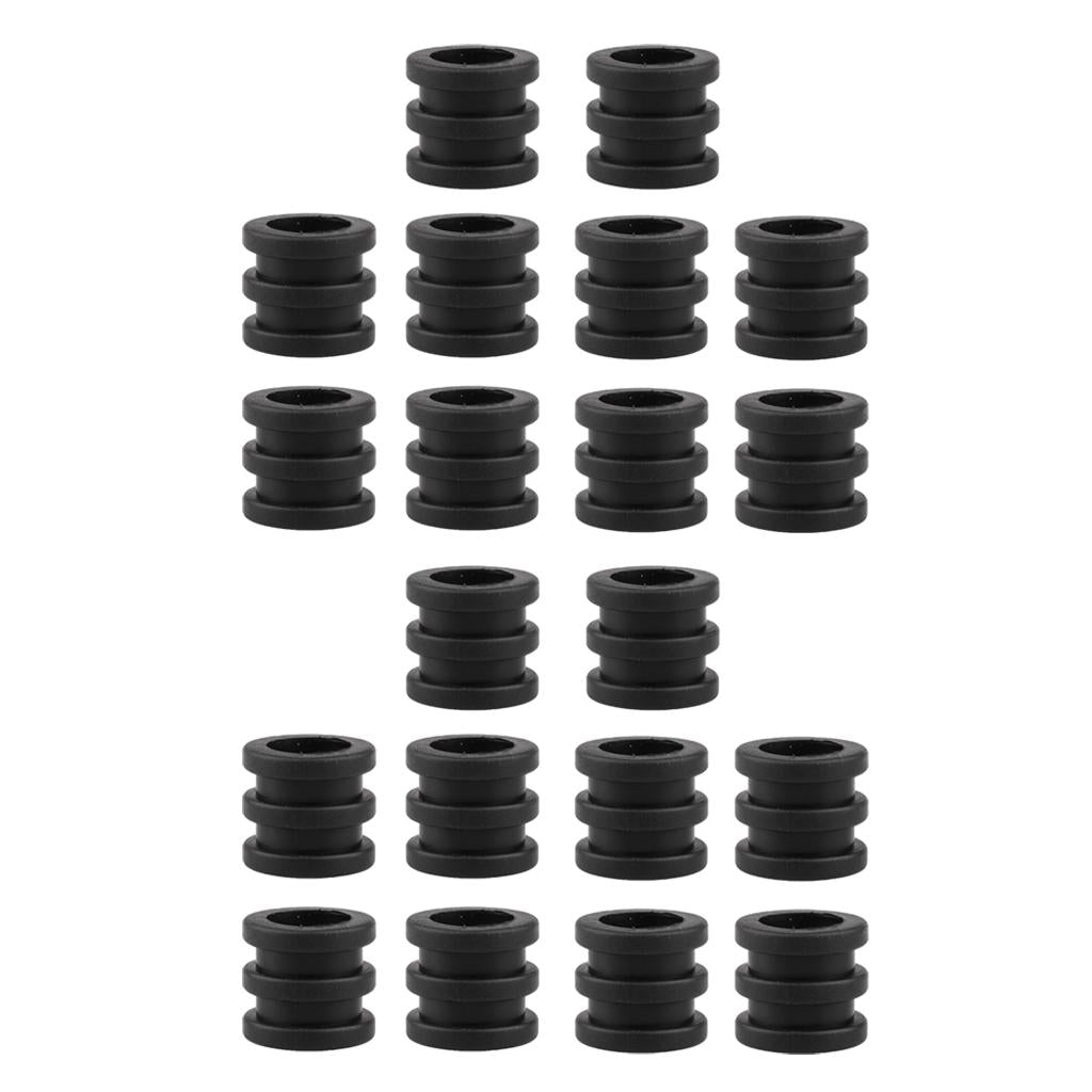 20 Pieces 16mm Foosball Table Rod Bumper Buffer for Table Soccer Football