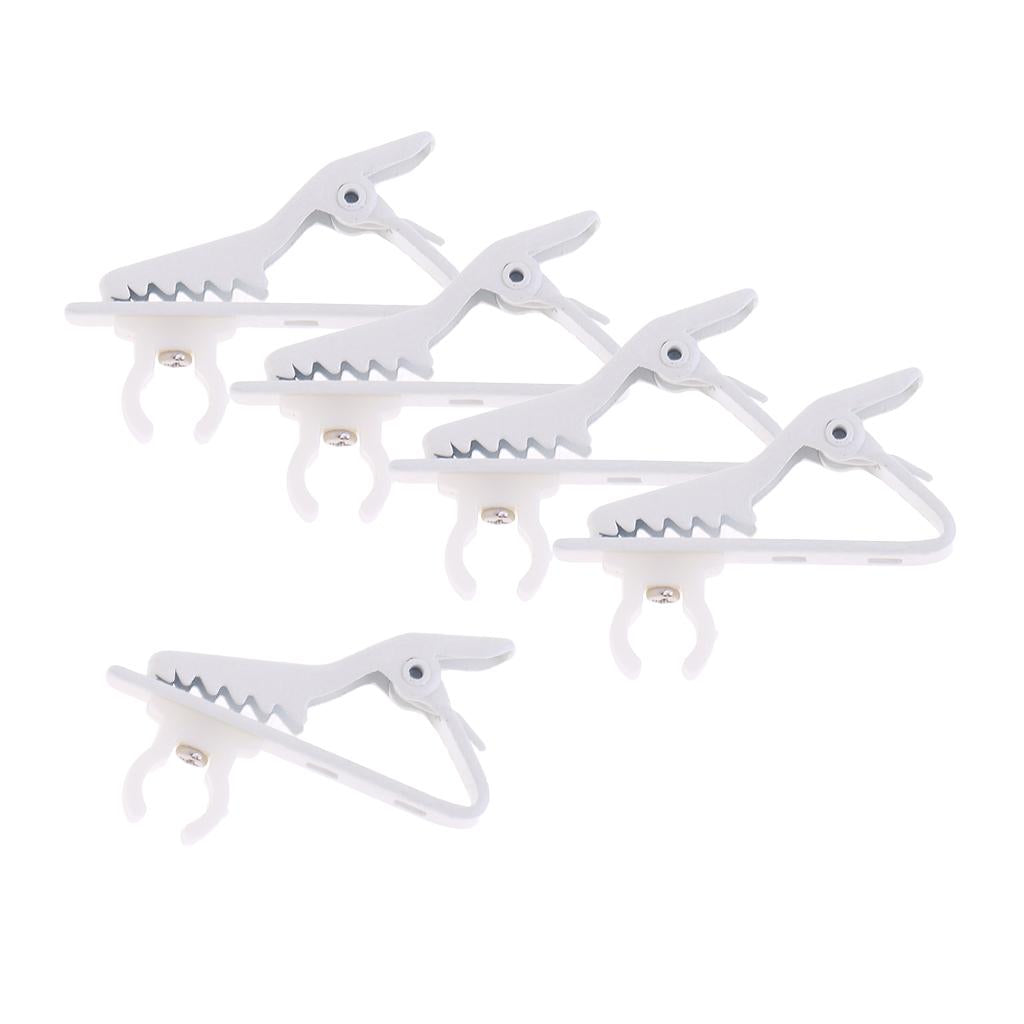 5 Pack Ring Type Microphone Mic Lapel Tie Clip for Microphone