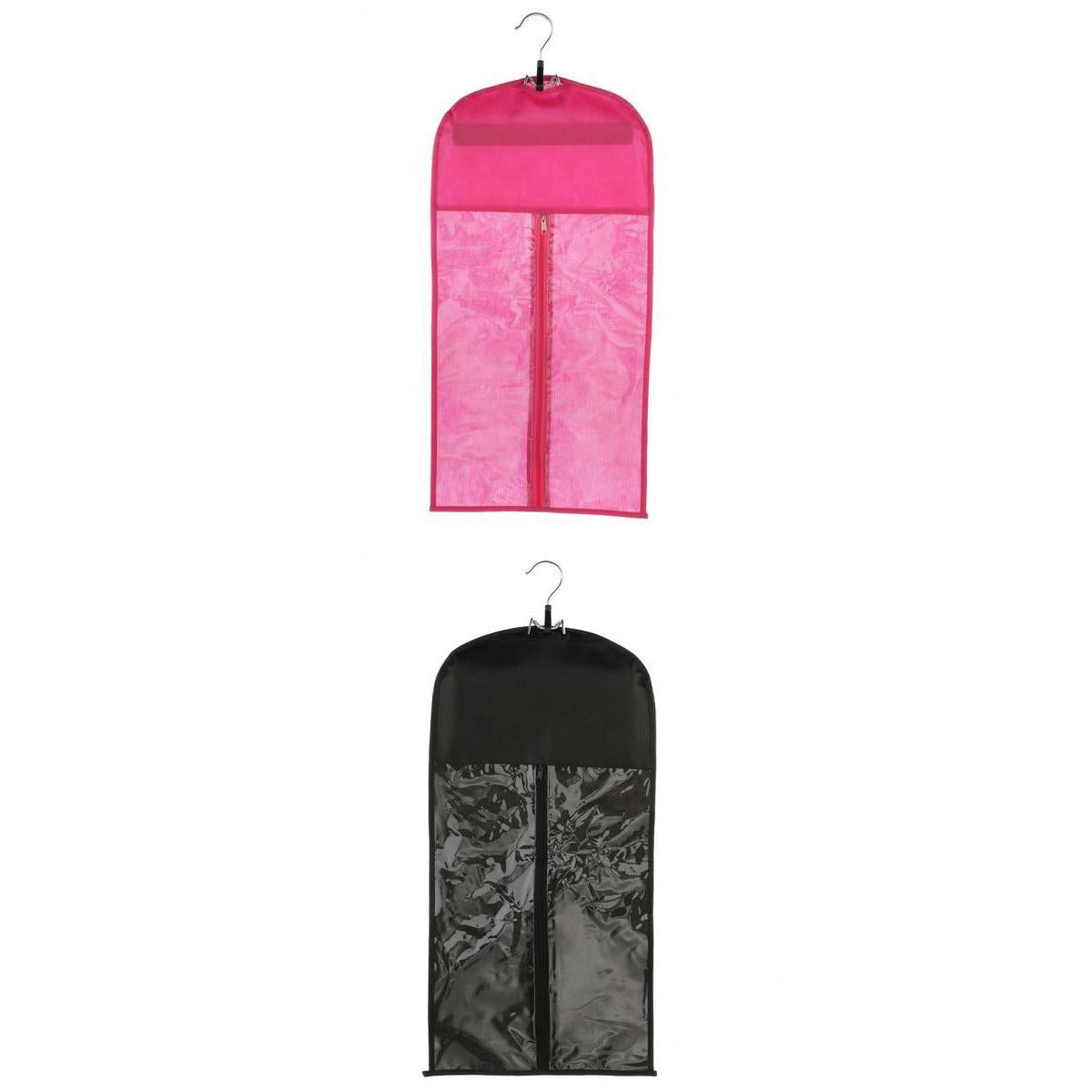 2 Pieces Dustproof Hair Wig Stand Storage Bag Holder Case Protector + Hanger