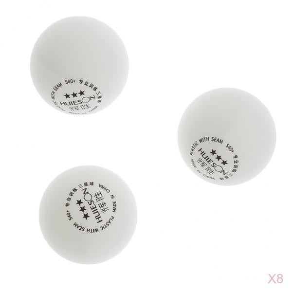 24 Pieces 3-Star PREMIUM 40+mm Table Tennis Balls Plastic Ball Official Ball