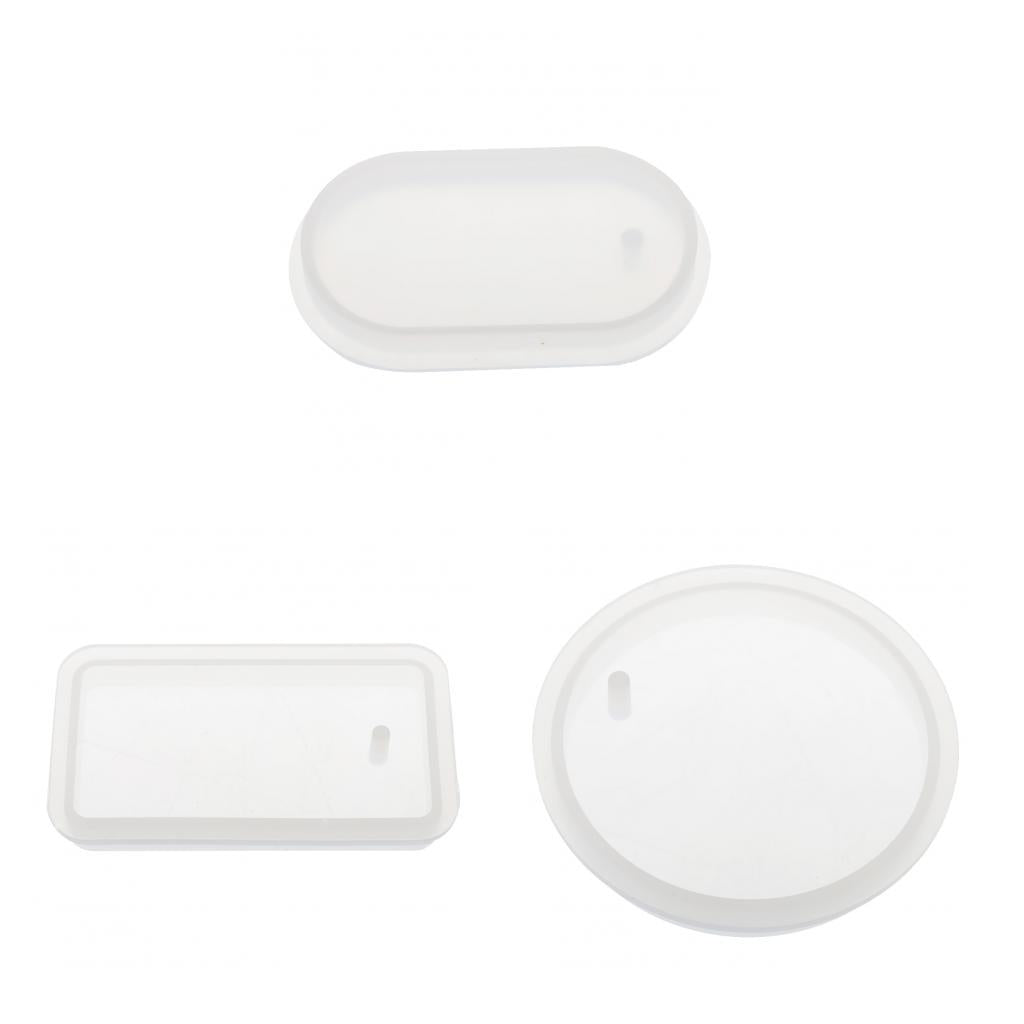 3pcs DIY Silicone Pendant Mold Jewelry Resin Casting Mould Craft Multi-shape