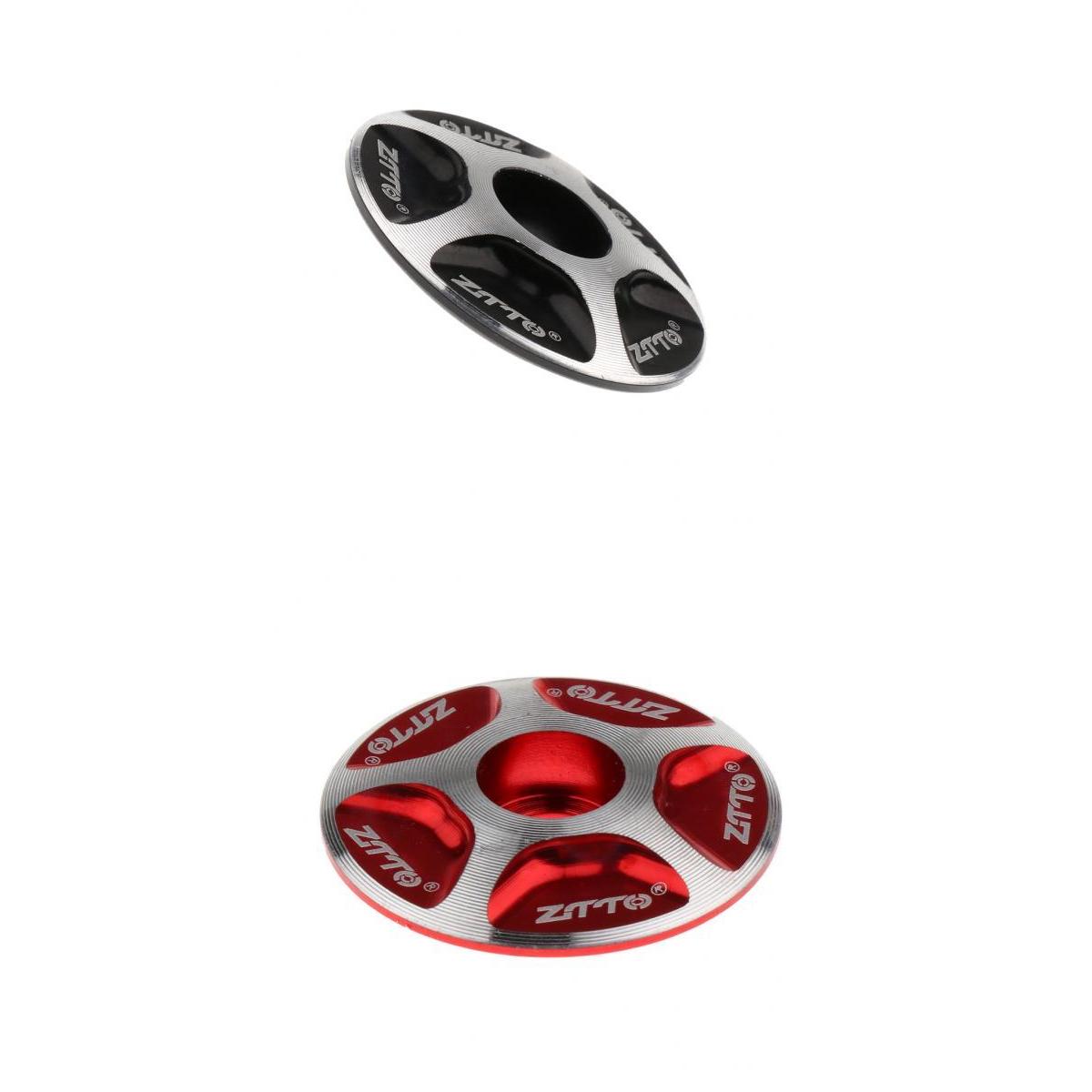 2pcs 1 1/8 Alloy Bicycle MTB Bike Headset Top Threadless Stem Cover"